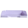 Corb.courrier COMBO Pastel mauve glossy