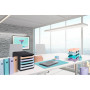 Corb.courrier COMBO Pastel mauve glossy