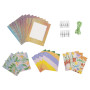 Kit cadres photos 30 pcs et cordelette