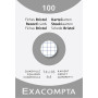 ETUI 100 F.BRISTOL BLANC 74/105 5X5