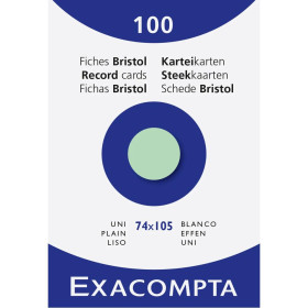 ETUI 100 F. BRISTOL VERT 74/105 UNI
