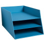 Corb.à courr.3 niveaux  Teksto Turquoise