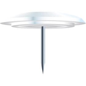 BTE 40 PUNAISES 10MM BLANC