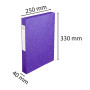 CARTOBOX Nature Future Carte L.D40 MAUVE