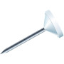 BTE 100 EPING. TETE  PLATE 5MM BLANC