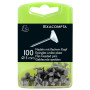BTE 100 EPING. TETE  PLATE 5MM BLANC