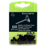 BTE 100 EPING. TETE  PLATE 5MM NOIR