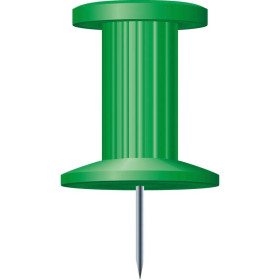 BTE 25 EPINGLES PUSH-PINS 10MM VERT