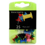 BTE 25 EPINGLES PUSH-PINS 10MM ASS.