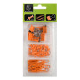 Kit de 58 attaches Iderama Orange