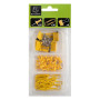 Kit de 58 attaches Iderama jaune