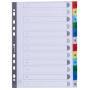 Intercalaires 1-12 A4 PP onglets imprim.