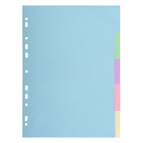 INTERCAL.CARTE FORTE A4 5P Coul Pastel