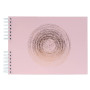 Alb spiralé 50p blanc 32x22 Ellipse Rose