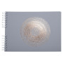 Alb spiralé 50p blc 32x22cm Ellipse gris