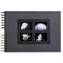 Album à spirales PASSION 32x22cm noir