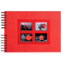 Album à spirales PASSION 32x22cm rouge