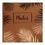 Album livre 30p. noir 25x25cm PALMA or