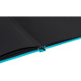 Alb livre 30p noir 25x25cm Pop'N Co cyan
