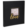 Album livre 60p. noir 29x32cm LOVE noir