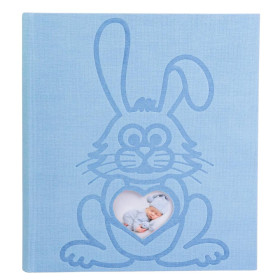 Album photo 29x32cm 60p TEDDY Lapin Bleu