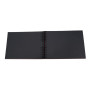 Album spiral 50p.noir 32x22cm LIFE rouge