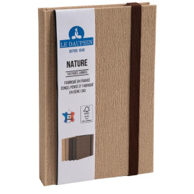 REG NATURE 170x110 192P LIGNÉ MARRON FSC