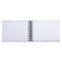 Album spirale 50p.blanc 23x16cm FLAMINGO