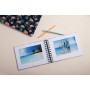 Album spirale 50p.blanc 32x22cm FLAMINGO