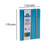 REG IDERAMA 170x110 192P LIGNÉ BLEU FSC