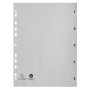 Intercal.impr.A4 Num.1-5 PP recycl gris