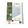 Intercal.impr.A4 Num.1-15 PP recycl gris