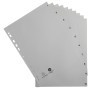 Intercal.impr.A4 Num.1-10 PP recycl gris
