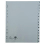 Intercal.impr.A4 Num.1-15 PP recycl gris