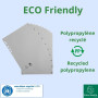 Intercal.impr.A4 Num.1-10 PP recycl gris