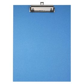 Porte-bloc papier enduit A4 bleu