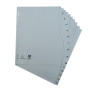Intercal.impr.A4 Num.1-15 PP recycl gris