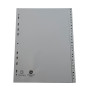 Intercalaires PP recycl gris A4 26p A-Z