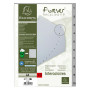 Intercal.impr.A4 Num.1-10 PP recycl gris