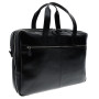 Sacoche double ordin. Exactive Cuir noir