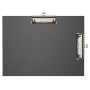 Porte-bloc double clips papier A4 noir