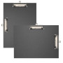 Porte-bloc double clips papier A4 noir