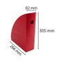 Porte-revues MAG-CUBE rouge carmin