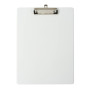 Porte-bloc avec pochette PP A4 blanc