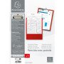Porte-bloc avec pochette PP A4 rouge