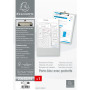 Porte-bloc avec pochette PP A4 blanc
