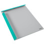Porte-bloc aimanté PVC A4 turquoise