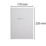 LIVRE D'OR    1M.220X170 BLANC