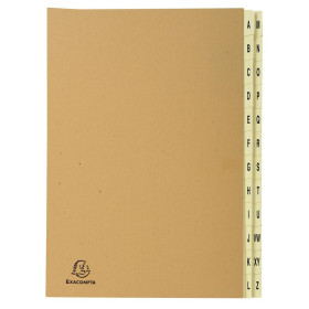 Trieur 24 Comp. A-Z FOREVER kraft brun