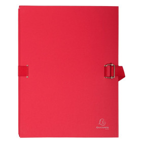 Chemise Pap.toilé sangle + rab.Rouge